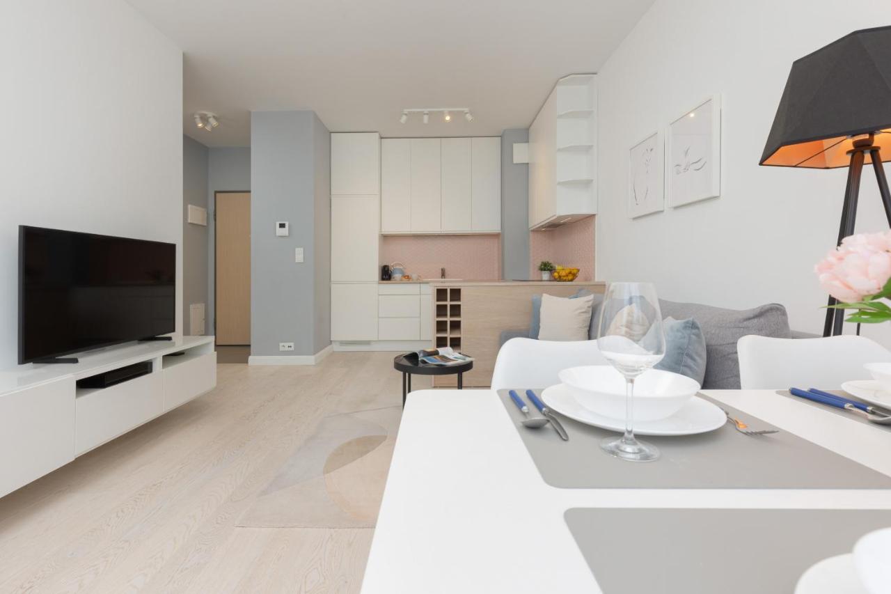 Sarmacka Apartment With Balcony Warsaw Wilanow By Noclegi Renters מראה חיצוני תמונה